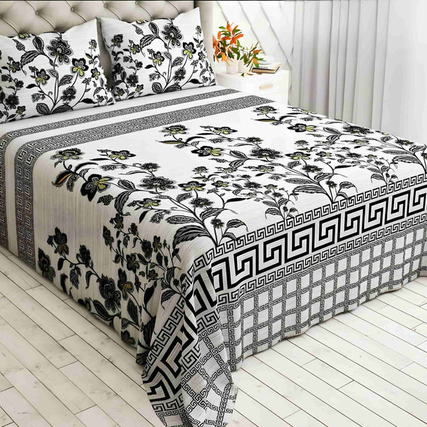 3D Printed Leather Cotton Bedsheet D#409