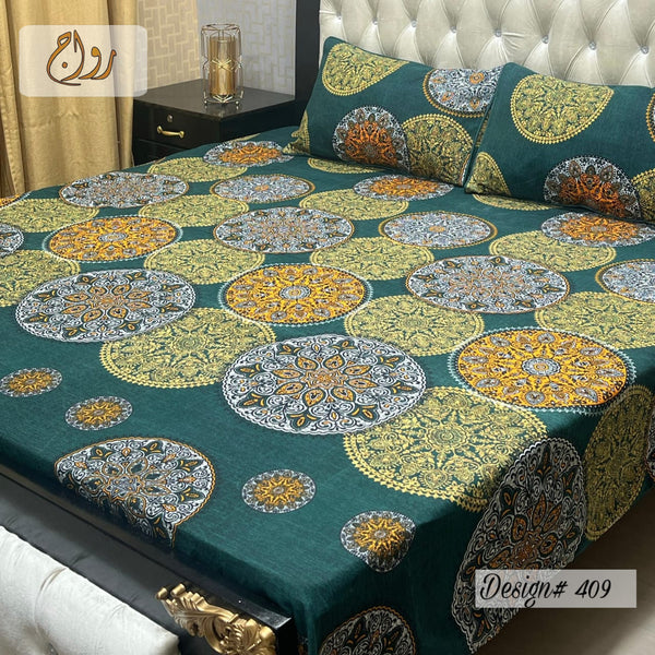 3D Printed Cotton Bedsheet D#409